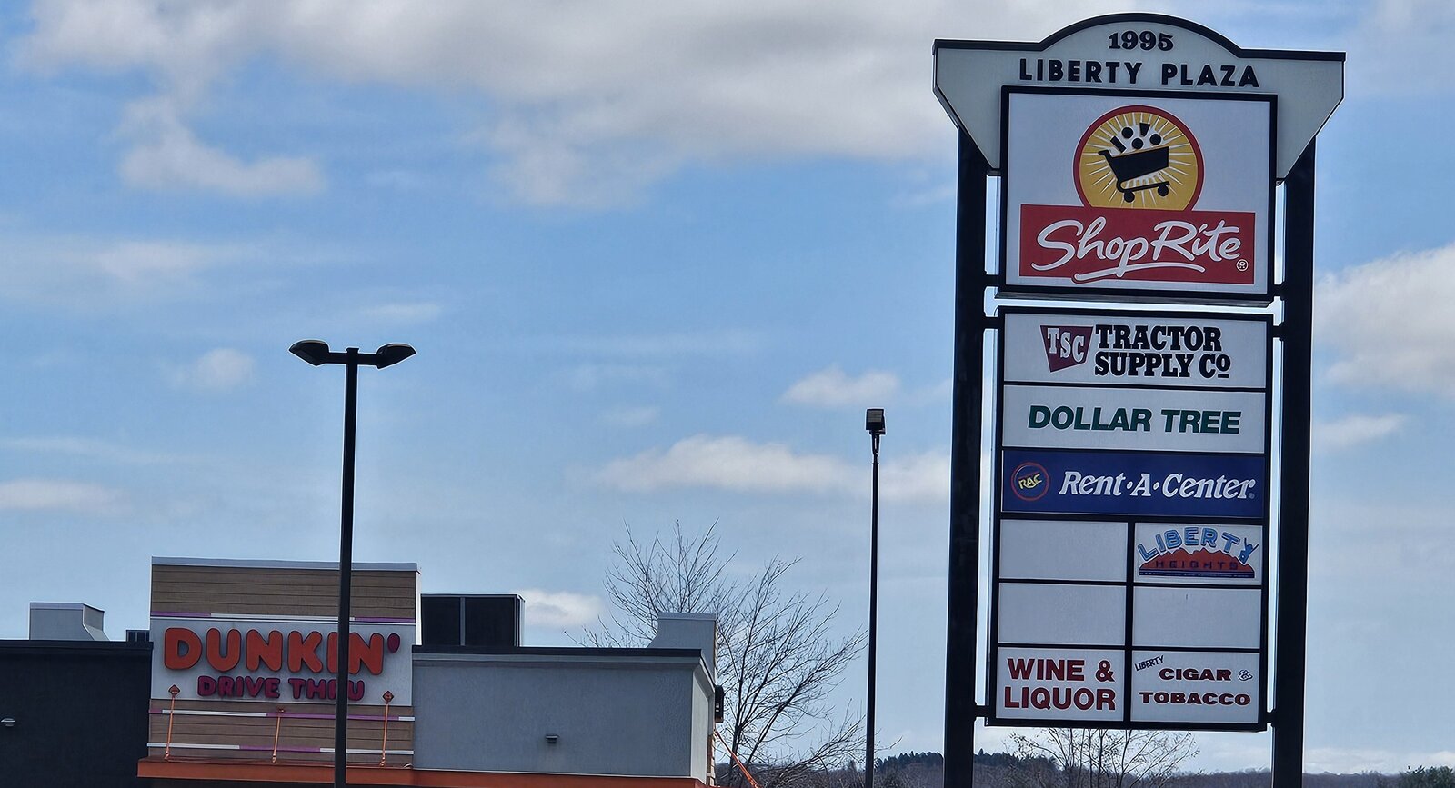 Liberty Plaza — a ShopRite-anchored community center at 1995 NY State Route 52 in Liberty, New York